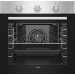 Robin BN-59/1 Φούρνος άνω Πάγκου 76lt χωρίς Εστίες Π59.7εκ. Inox